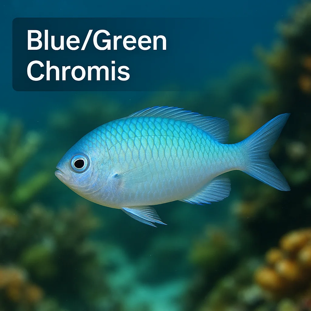Blue/Green Chromis